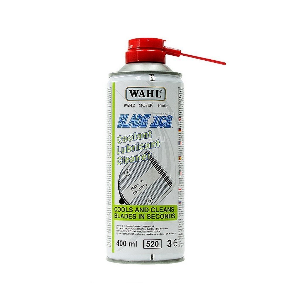 Профессиональные машинки для стрижки волос:  WAHL -  Спрей для ножей 4в1 Wahl